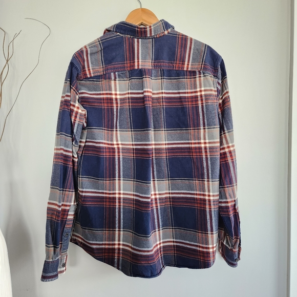 EDDIE BAUER Large Mens Flannel Button Down - Picture 4 of 7